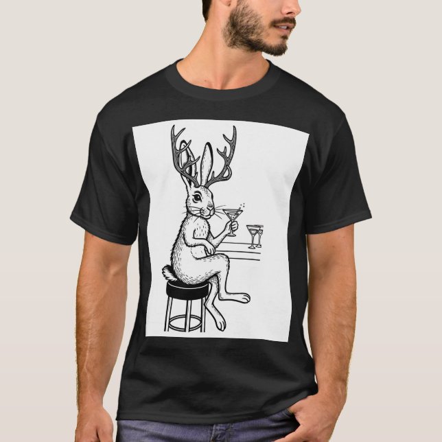 Camiseta Martini Jackalope T-shirt (Frente)