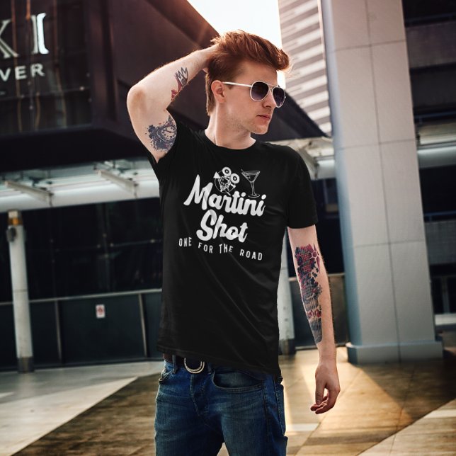 Camiseta Martini Shot - Um Para A Estrada - Cineasta (Criador carregado)