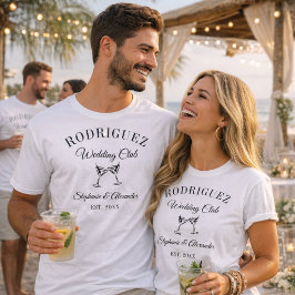 Camiseta Martini Social Club Custom Wedding Merch Station