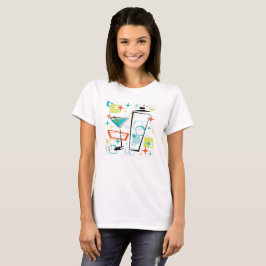 Camiseta Martinis um t-shirt das mulheres Ir-Ir