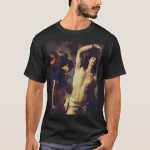 Camiseta Martírio de São Sebastião por Andrea Vaccaro