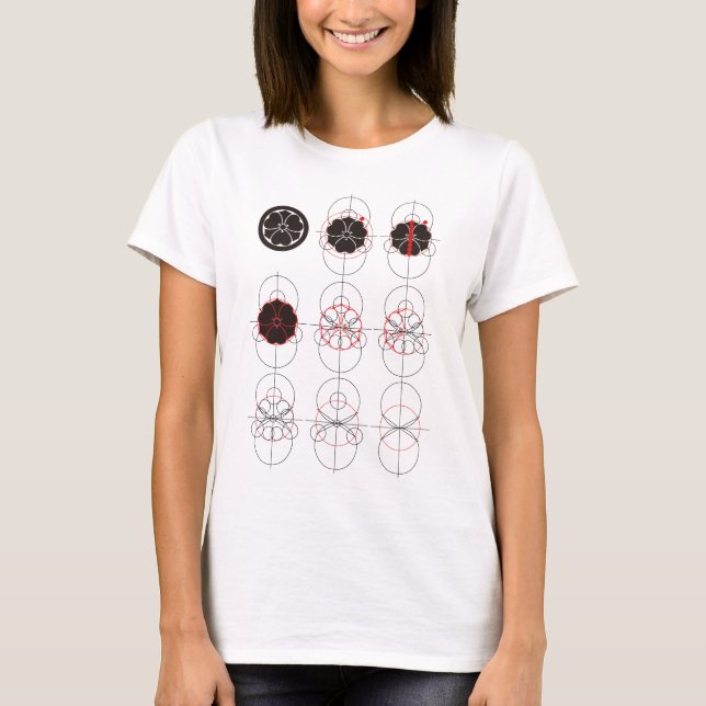 Camiseta Maru ni Ken Katabami (desenho) (Frente)
