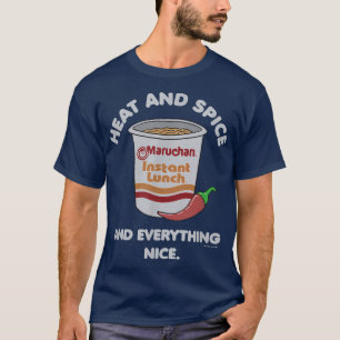 Camiseta Maruchan Ramen Cup Citação do Calor e Comida de es