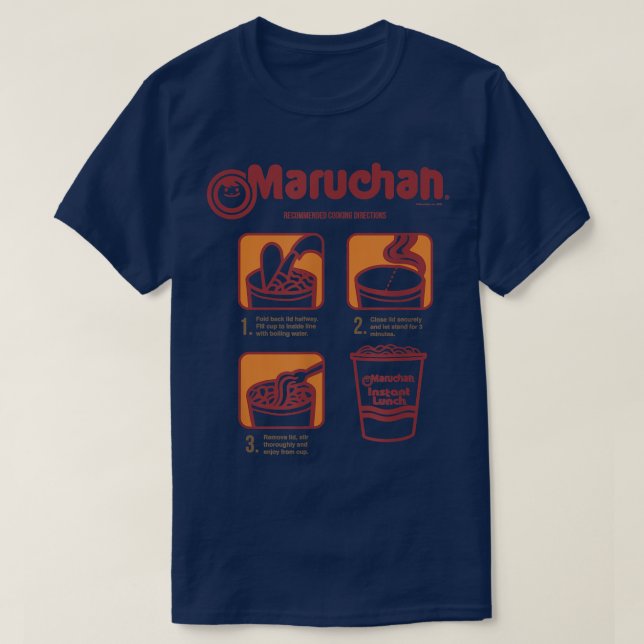 Camiseta Maruchan Recommended Cozinhar (Frente do Design)