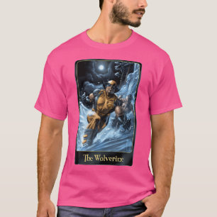 Camiseta Marvel Comic Wolverine Moon Light Card Art