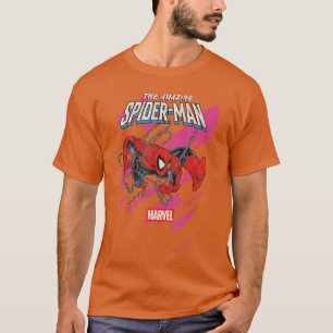 Camiseta Marvel Comicshe Incrível Homem-Aranha Neon Vintage