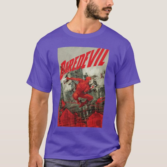 Camiseta Marvel Comiology Daredevil Know Fear Comic Book Co (Frente)