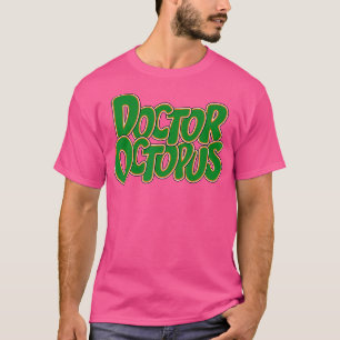 Camiseta Marvel Doctor Octopus Ultimate Logotipo Retro Gráf