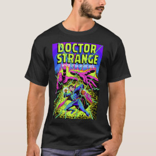 Camiseta Marvel Doctor Strange Neon Comic Book Cobrir