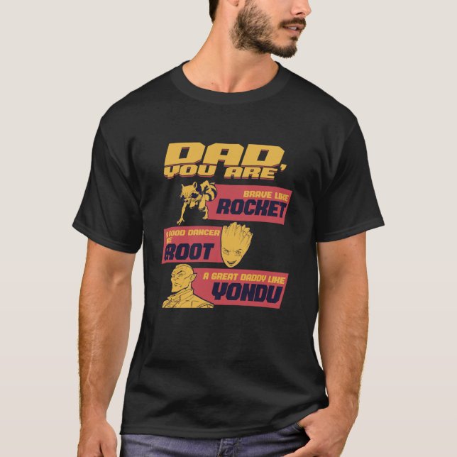 Camiseta Marvel Guardiães Do Foguete Galáxia Yondu Pai (Frente)