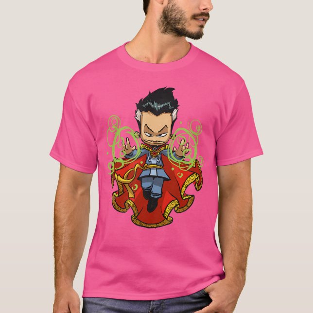 Camiseta Marvel História em quadrinhos Retro Clássico Douto (Frente)