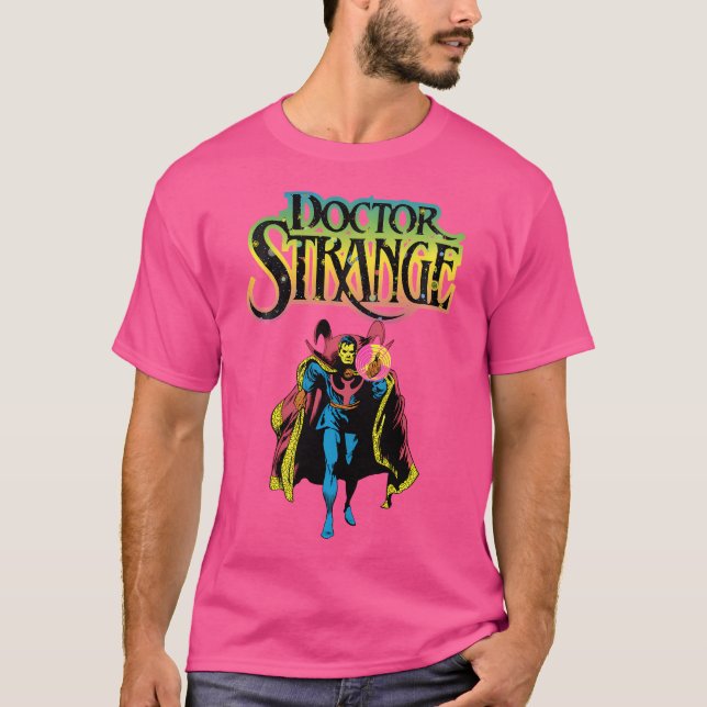 Camiseta Marvel História em quadrinhos Retro Clássico Dr. S (Frente)