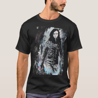 Camiseta Marvel Jessica Jones Sketch Raglan Baseball Tee