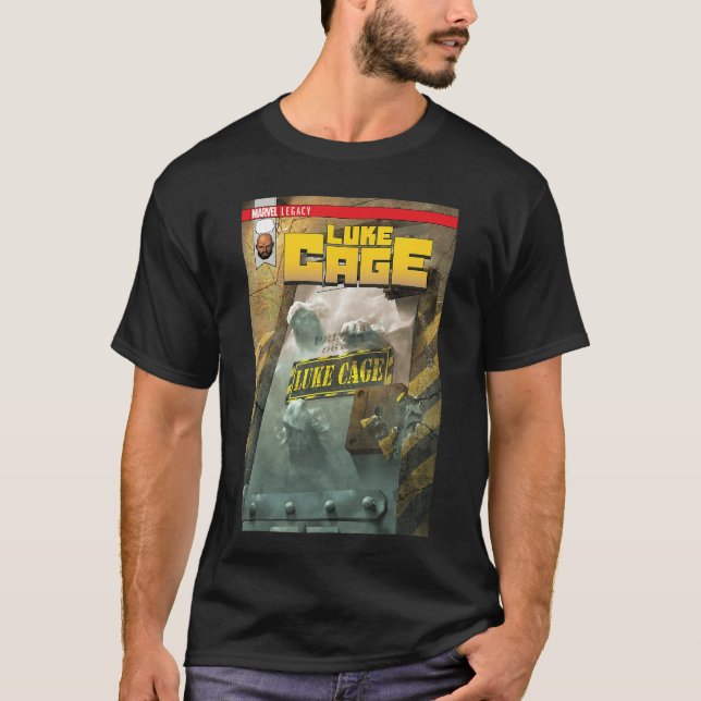 Camiseta Marvel Luke Cage Breakout Legacy Comic Cover girl (Frente)