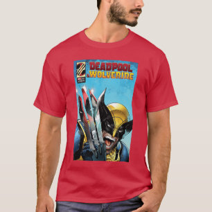 Camiseta Marvel Studios Deadpool Wolverine Capa de Quadrinh