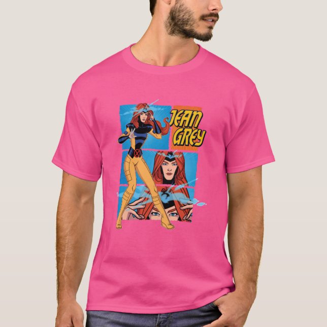 Camiseta Marvel Studios X-Men u201997 Jean Cinza Telepathy  (Frente)