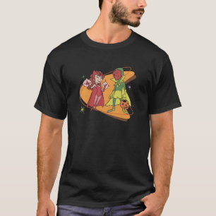 Camiseta Marvel WandaVision Scarlet Witch Vision Retro anos