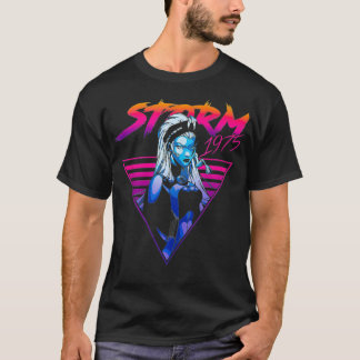 Camiseta Marvel X-Men anos 80 De Tempestade Gradiente De Tr