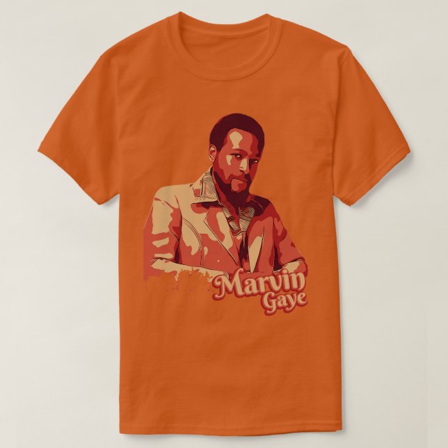 Camiseta Marvin gaye Style vintage (Frente do Design)