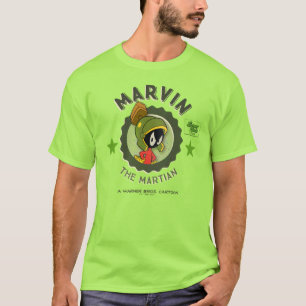 Camiseta MARVIN, O Cartão de Lobby Retro MARTIAN™