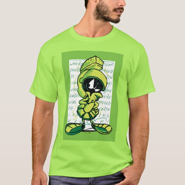 Camiseta MARVIN, O esboço da cotação MARTIAN™ (Frente)