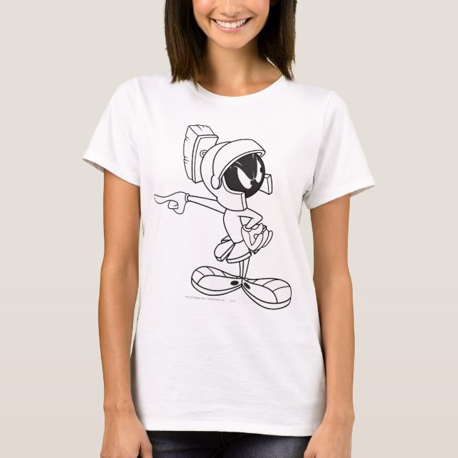 Camiseta MARVIN, O MARTIAN™ Apontando (Frente)