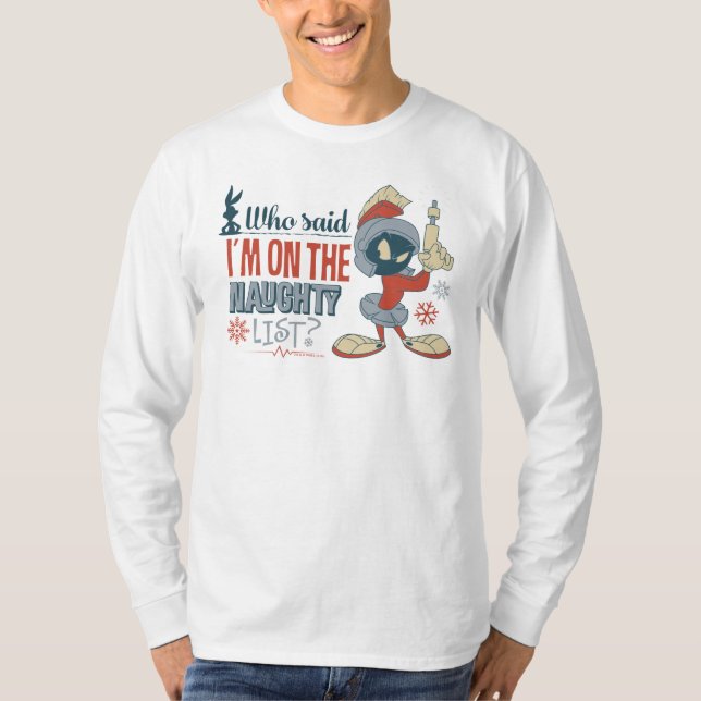 Camiseta MARVIN, O MARTIAN™... Estou na lista travessa? (Frente)