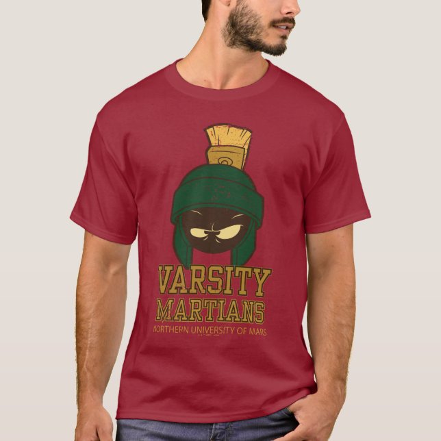 Camiseta MARVIN, O MARTIAN™ Varsity Collegiate Graphic (Frente)