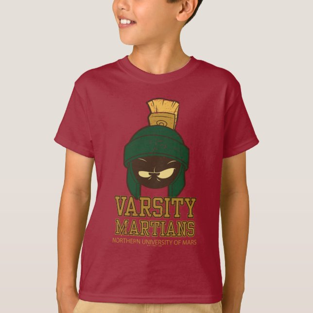 Camiseta MARVIN, O MARTIAN™ Varsity Collegiate Graphic (Frente)