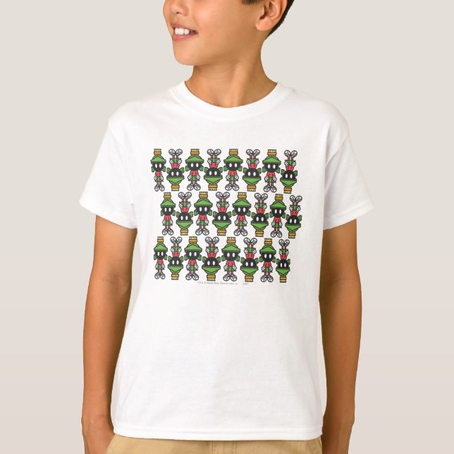 Camiseta MARVIN O padrão de inclinação MARTIAN™ (Frente)