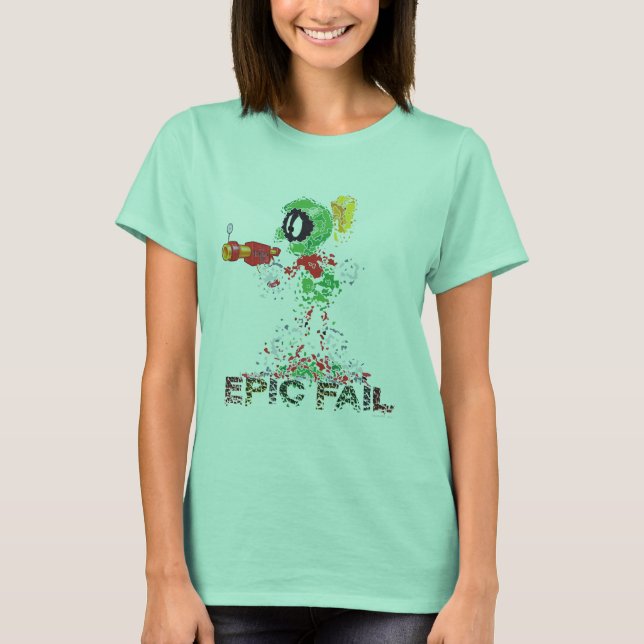 Camiseta MARVIN THE MARTIAN™ Epic Fail (Frente)