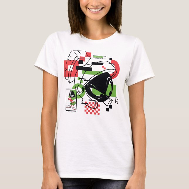 Camiseta MARVIN THE MARTIAN™ Glitch (Frente)