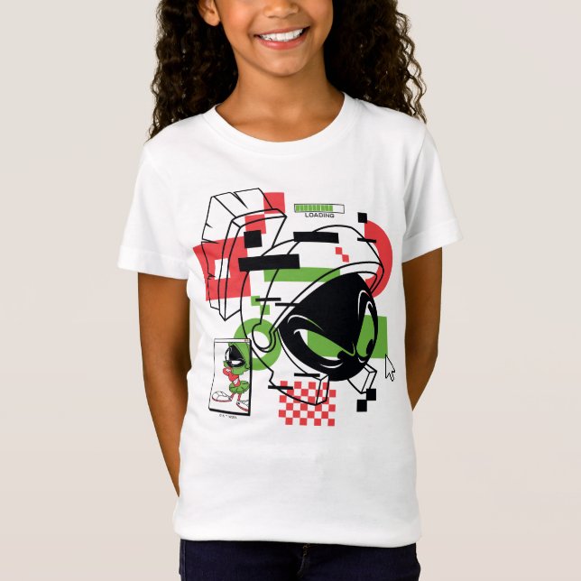 Camiseta MARVIN THE MARTIAN™ Glitch (Frente)