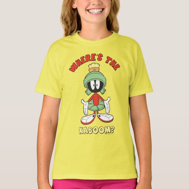 Camiseta MARVIN THE MARTIAN™ Onde está o Kaboom? (Frente)