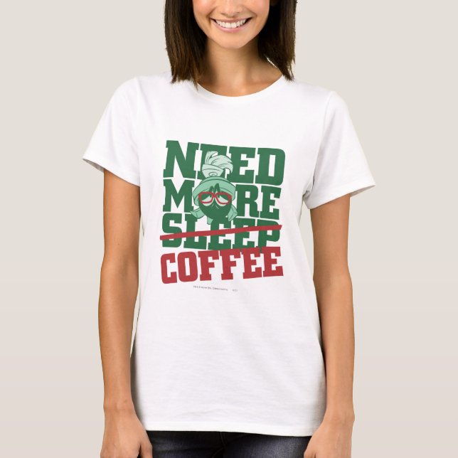 Camiseta MARVIN THE MARTIAN™ - Precisa de mais café (Frente)