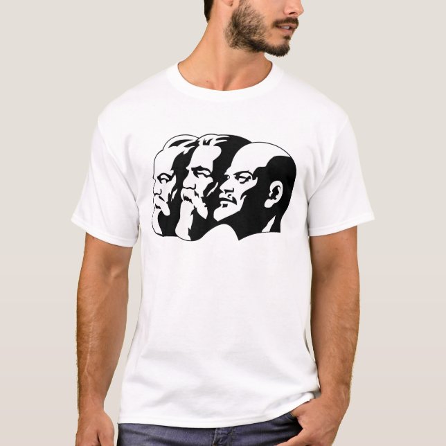 Camiseta Marx, Engels et Lénin (Frente)
