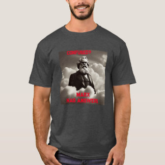 Camiseta Marx tem respostas
