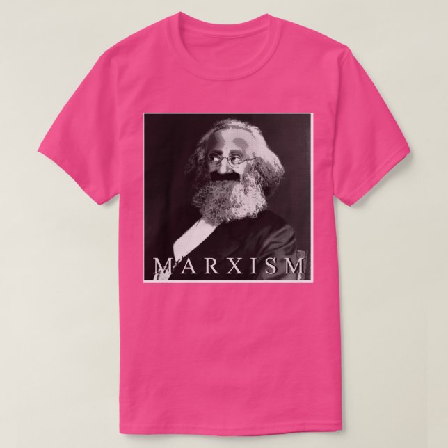 Camiseta marxista groucho marx x karl marx (Frente do Design)
