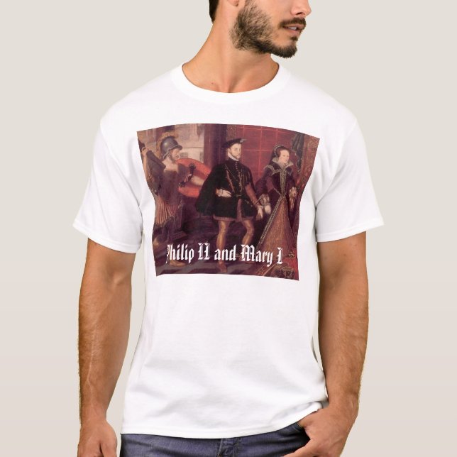 Camiseta mary1philip2, Philip II e Mary mim (Frente)
