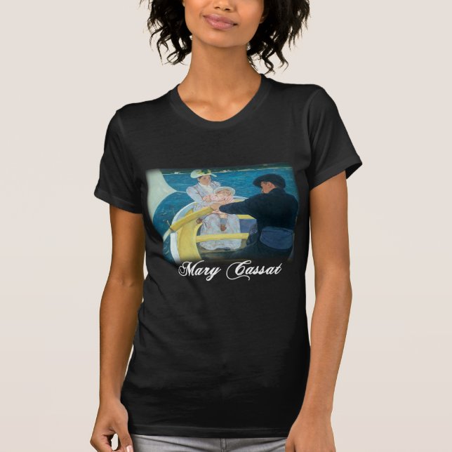 Camiseta Mary Cassatt - o partido do barco (Frente)