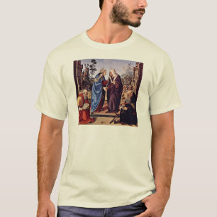 Camiseta Mary e St. Elizabeth São Nicolau e St. Anthon