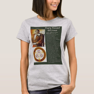 Camiseta Mary McLeod Bethune - Números na História American