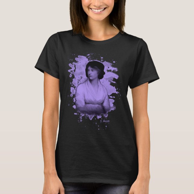 Camiseta Mary Shelley (Wollstonecraft custo) (Frente)