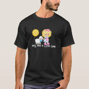 Camiseta Mary Tinha um Pequeno Cordeiro Rima Infantil Para 