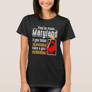 Camiseta Maryland Crab Chesapeake Bay Blue Crab Men Women