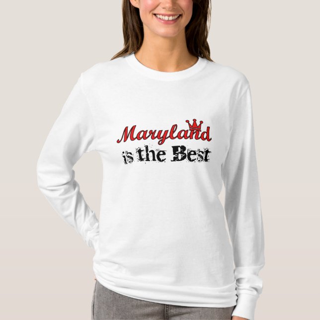 Camiseta Maryland é o melhor Hoody (Frente)