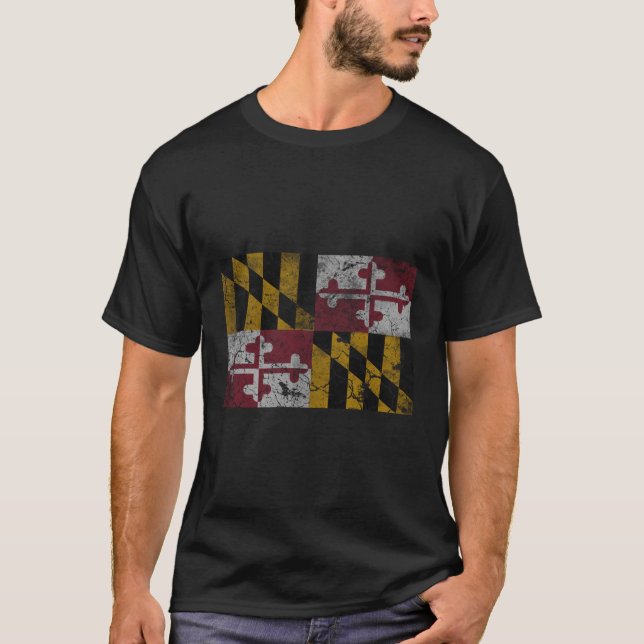 Camiseta Maryland Flag (Frente)