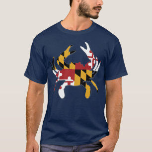 Camiseta Maryland Flag Crab