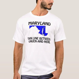 Camiseta Maryland - linha fina entre o céu e aqui