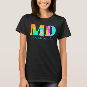 Camiseta Maryland Md Tie Dye